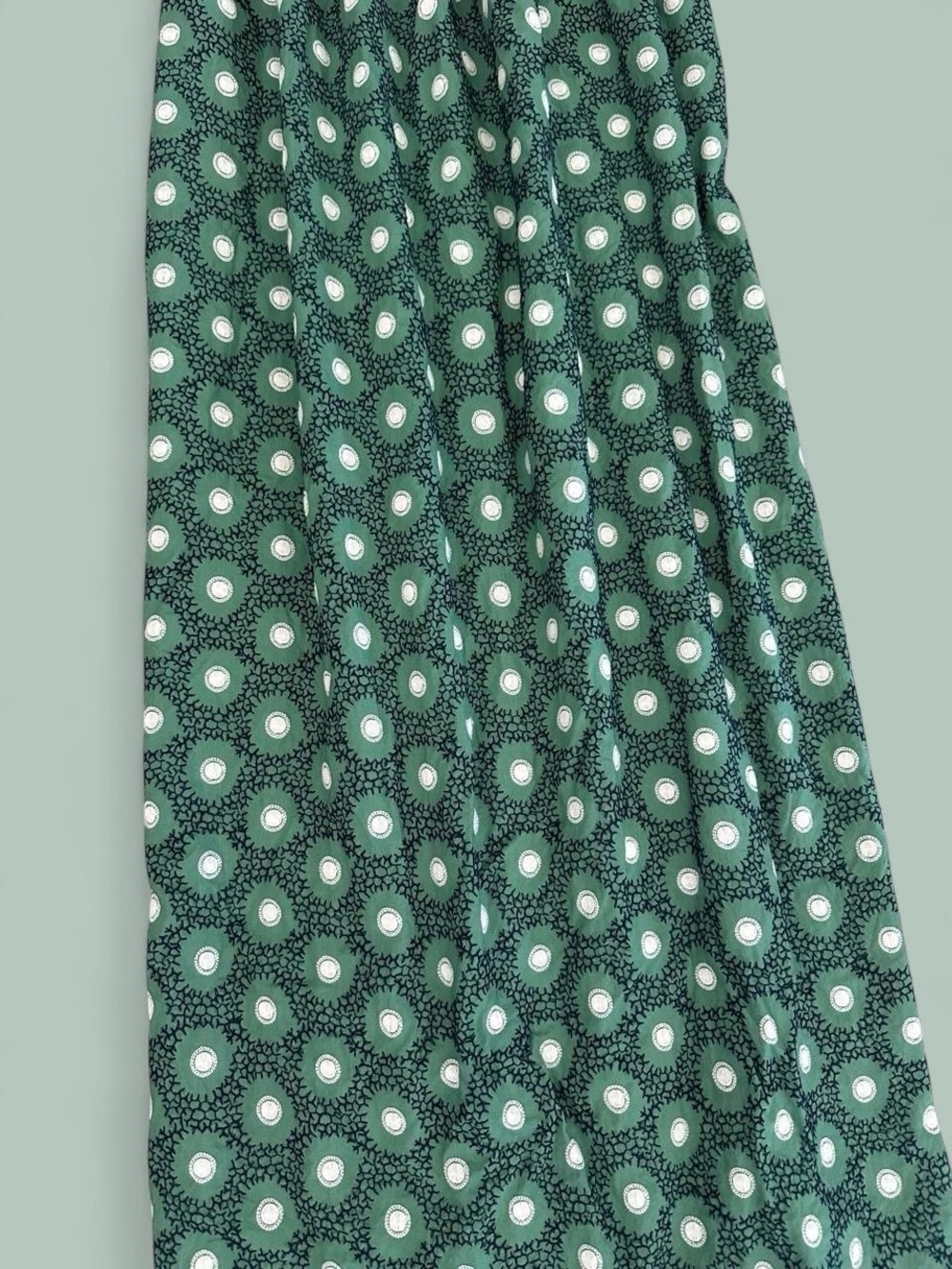 Y2K Juicy Couture Green Eyelet Lace Maxi Dress - Picture 3 of 7